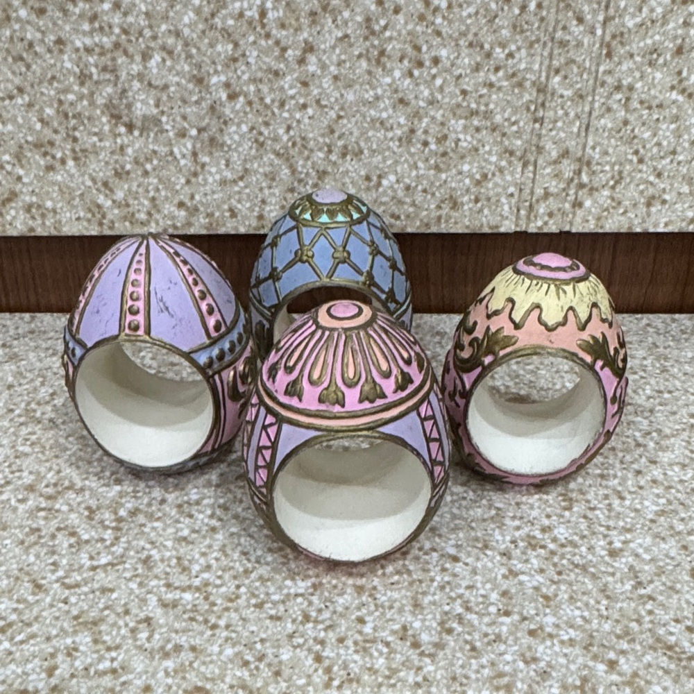Colorful Decorative Egg Napkin Rings 4